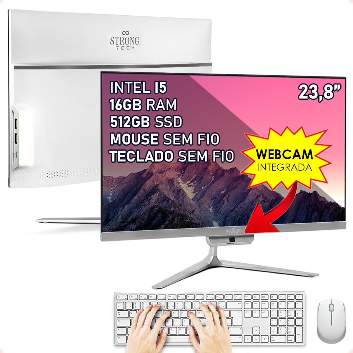 Computador Completo All In One Intel Core i5 23,8
